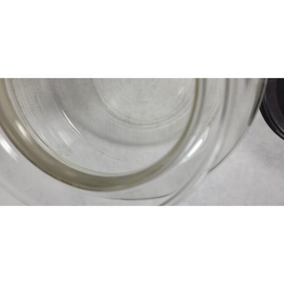 VTG Mr Coffee Glass Carafe 10 Cup E-40 White Daisies Replacement Brown Handle - Picture 11 of 13